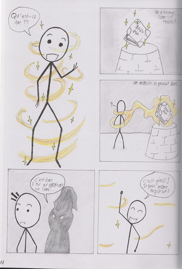 Page 3 du premier épisode de Guan'Break!