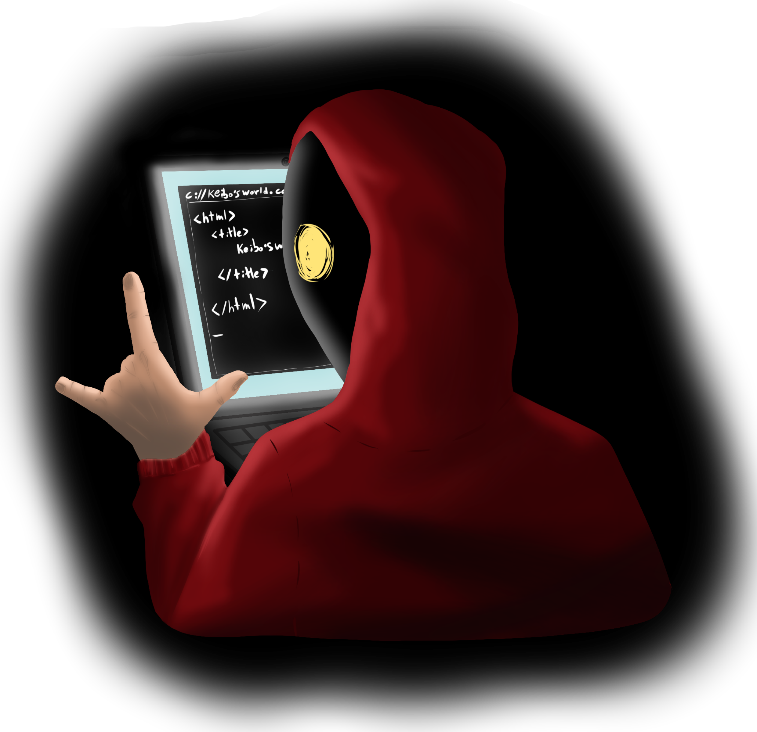 Keibo en train de coder