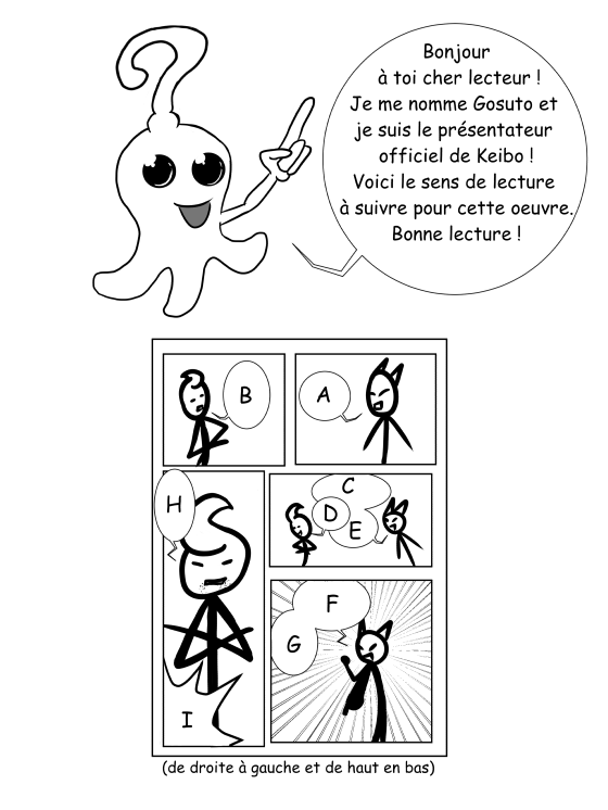 Cette histoire se lit dans le sens de lecture oriental (de droite à gauche)